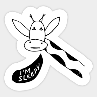 I'M SLEEPY Sticker